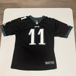 Nike Carson Wentz Philadelphia Eagles NFL Football Jersey Youth Large Boys Kids
